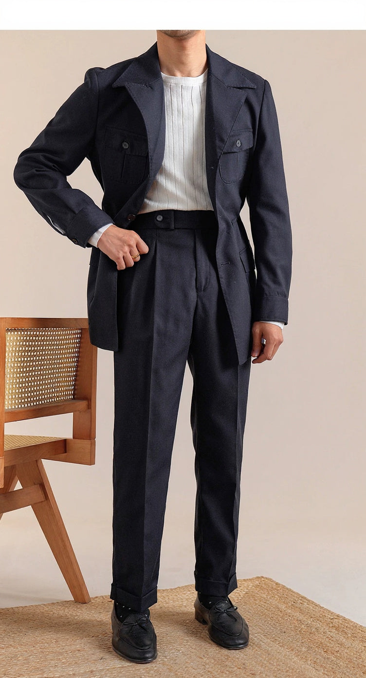 Men's Slim Fit Italian Retro Casual Jacket