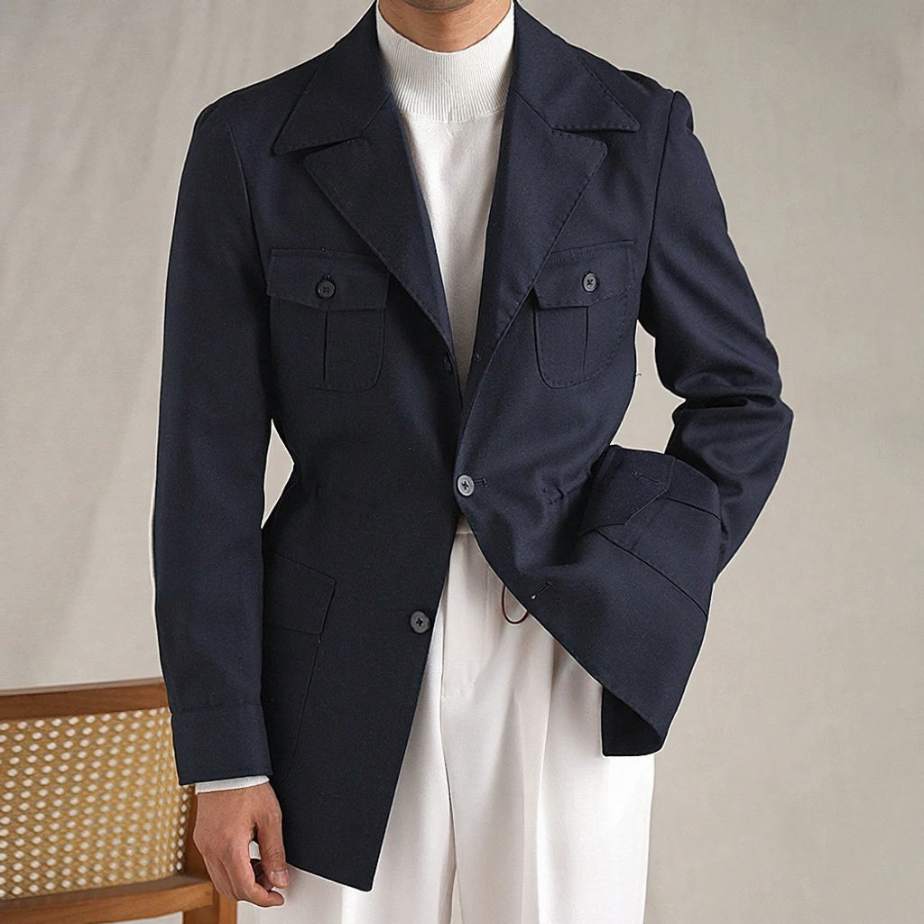 Men's Linen Breathable Hunting Jacket