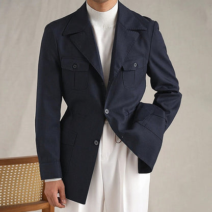 Men's Linen Breathable Hunting Jacket