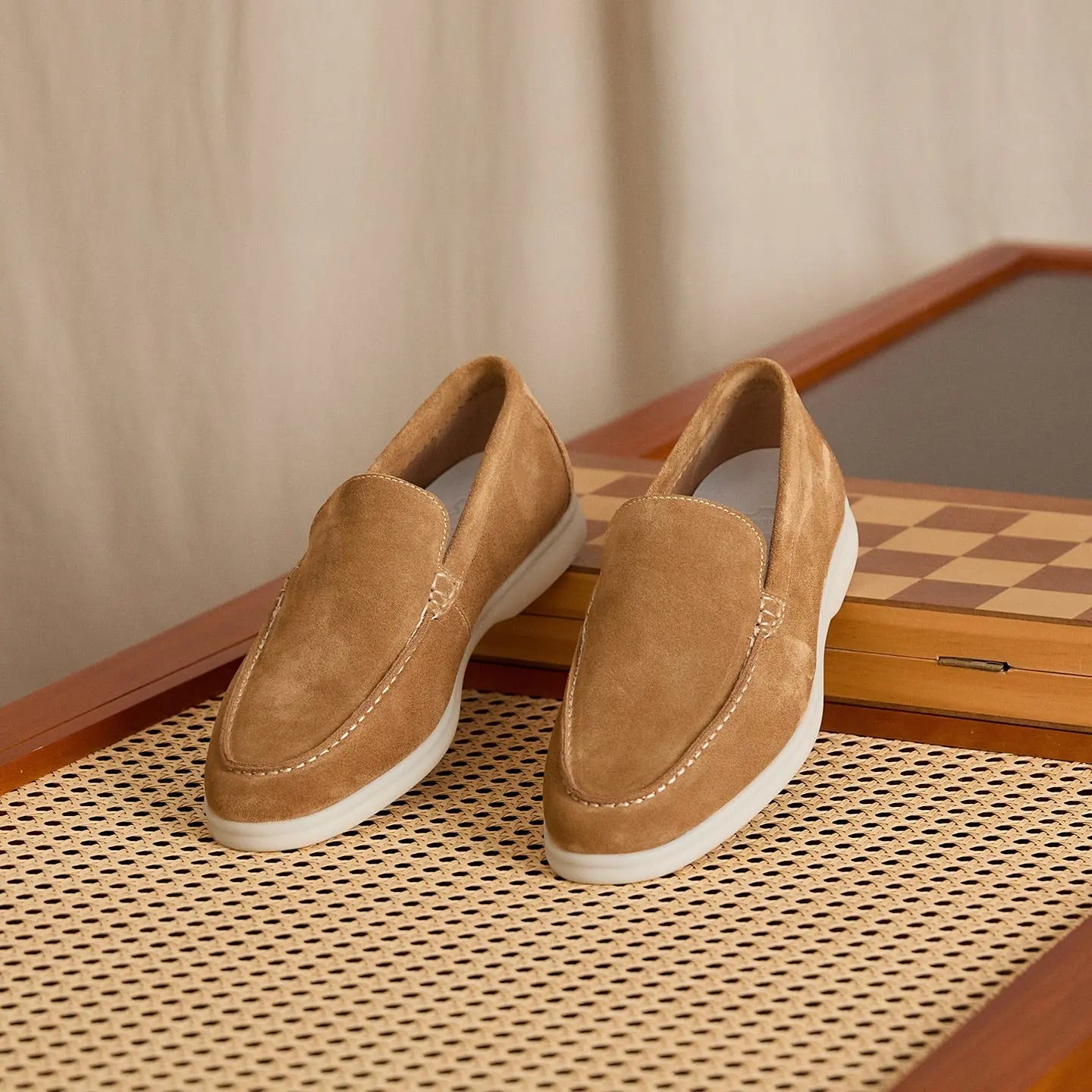 Summer Suede Calfskin Loafers BRABION