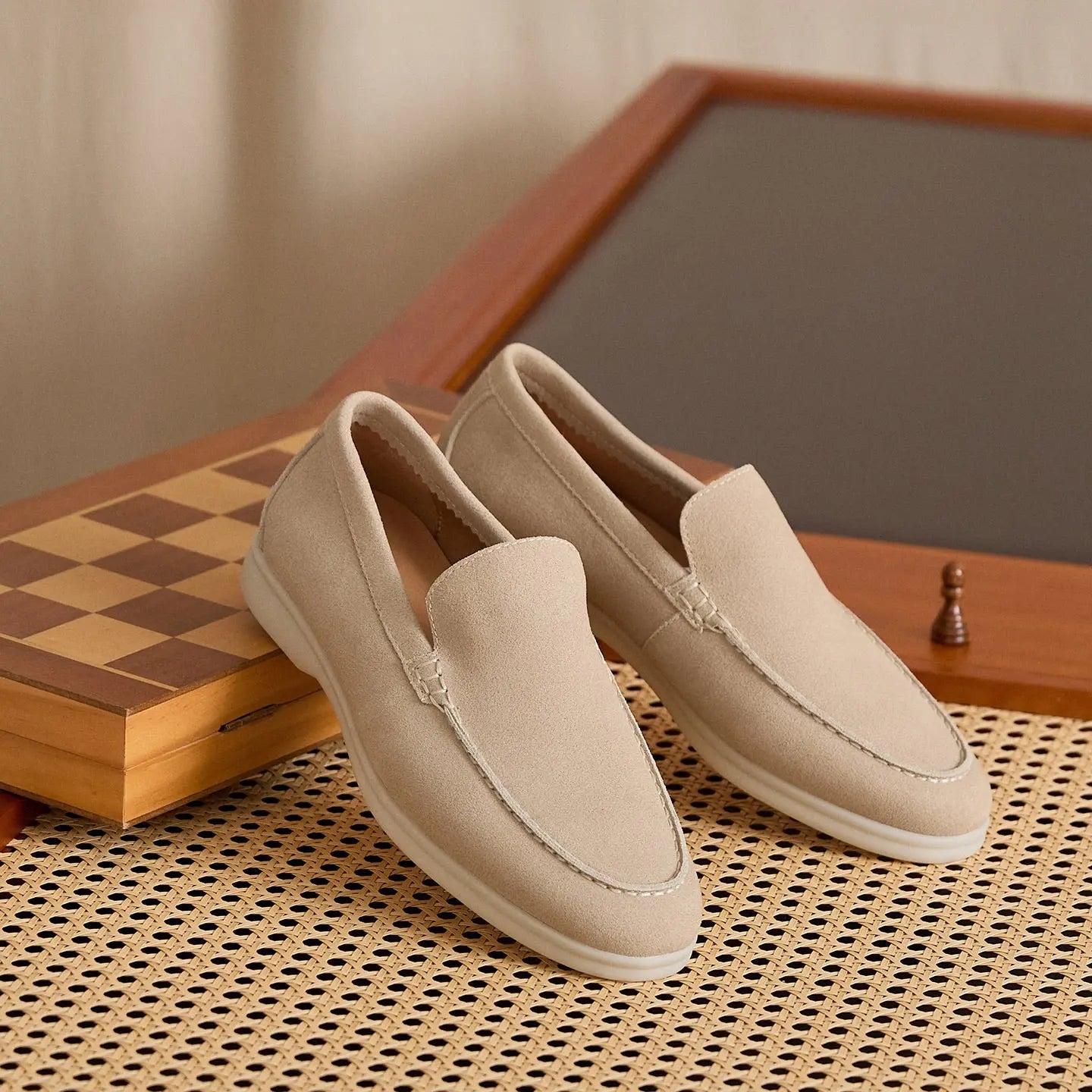 Summer Suede Calfskin Loafers BRABION