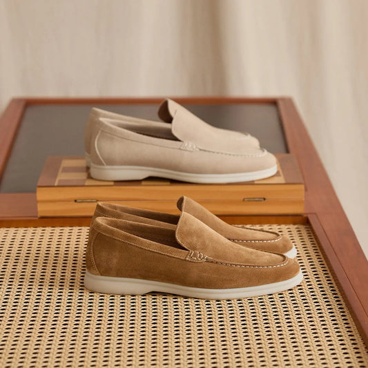 Summer Suede Calfskin Loafers BRABION
