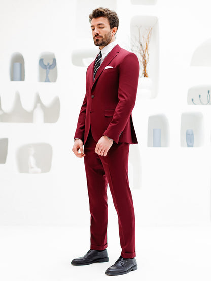 Bordeaux Slim-Fit Suit 3-Piece VIOSSI