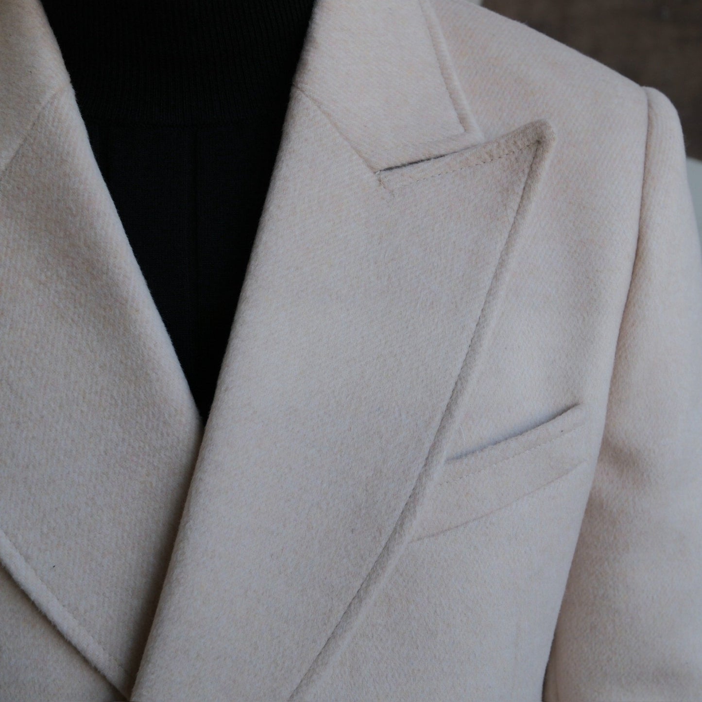 Chesterfield Wool Double-Breasted Overcoat