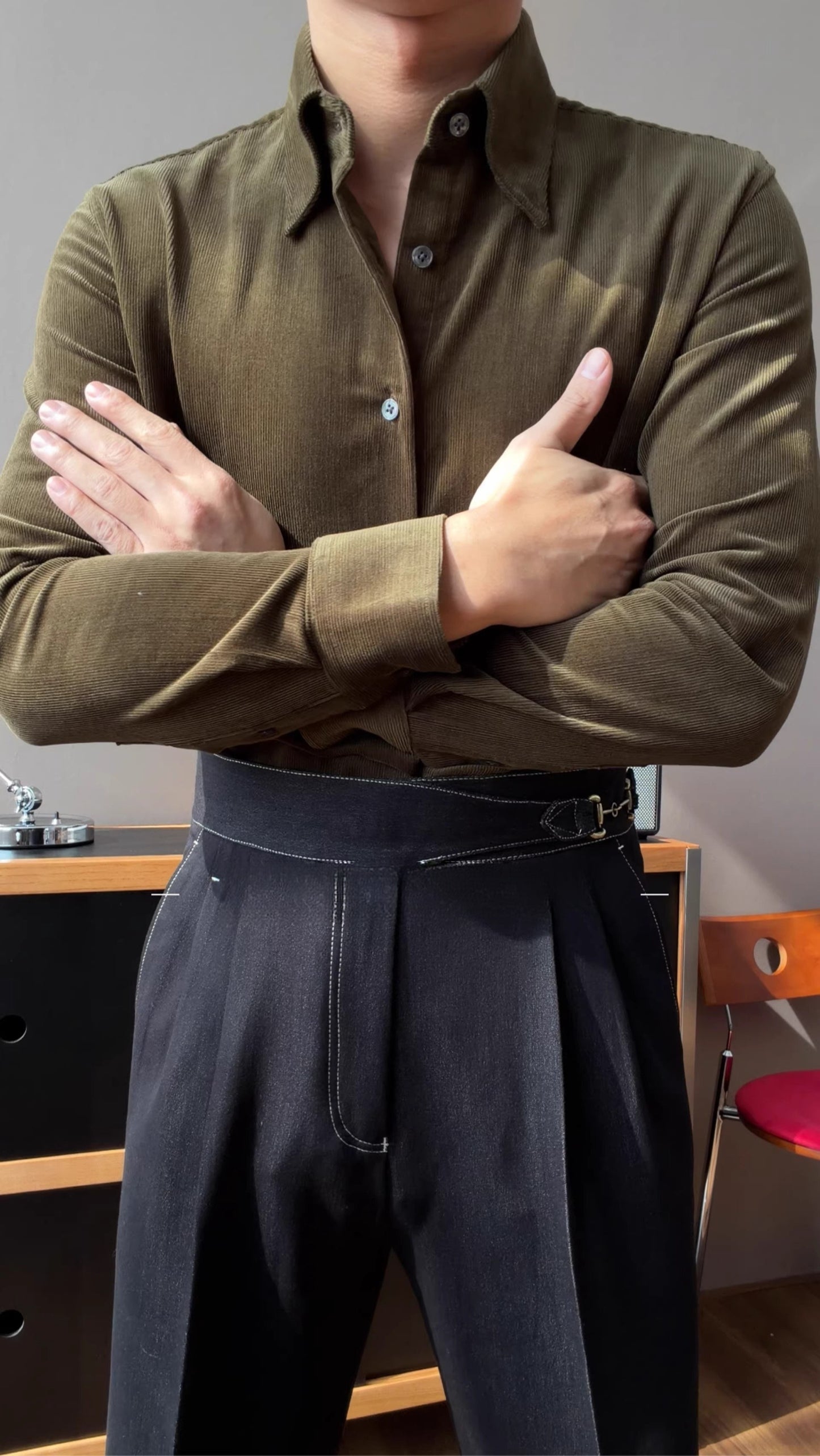 Spearpoint Corduroy Shirt