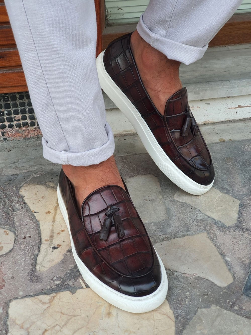 Monteri Brown Tassel Loafers - Sophisticated Leather Footwear