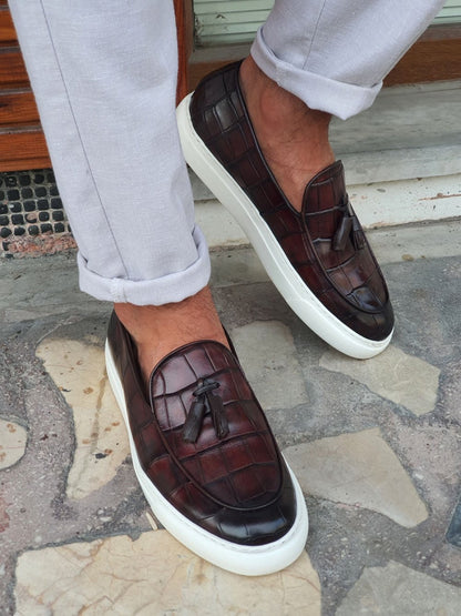 Monteri Brown Tassel Loafers - Sophisticated Leather Footwear