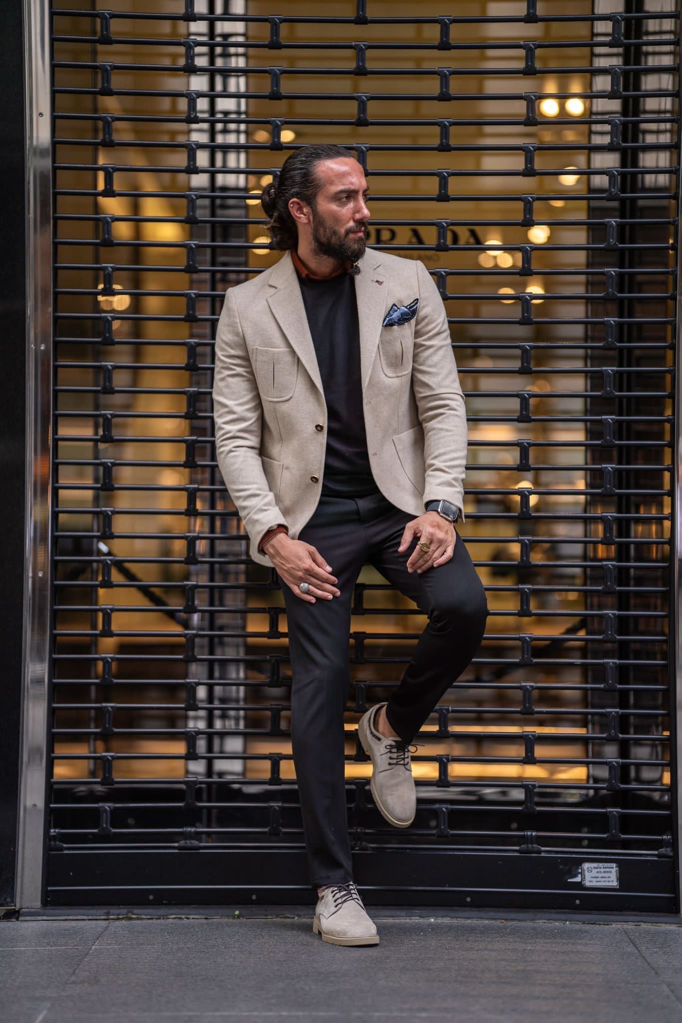 Mateo Beige Slim Fit Blazer - Elevate Your Wardrobe with Versatile Style