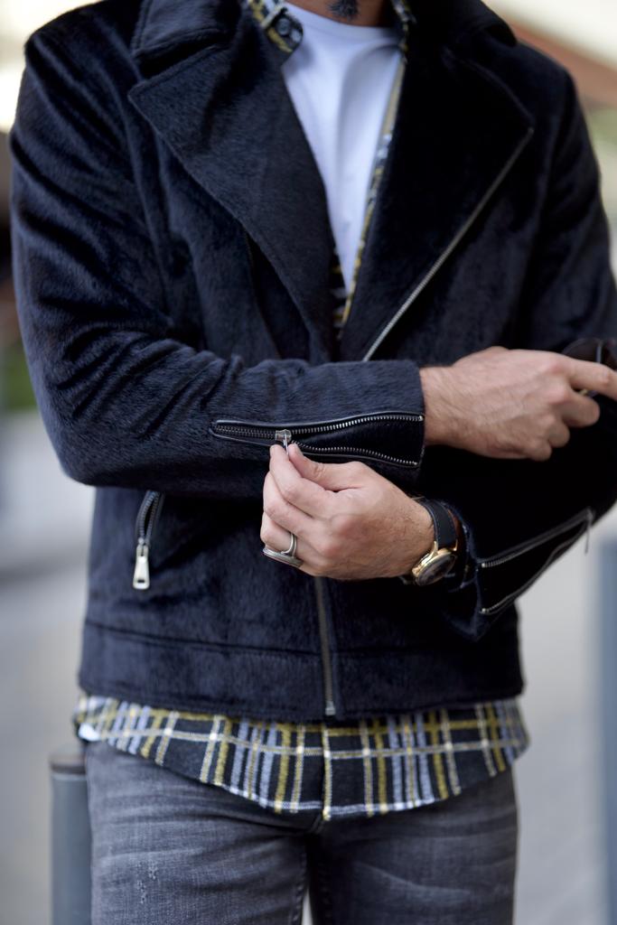 Empire Black Suede Bomber Jacket: The Ultimate Blend of Style and Comfort