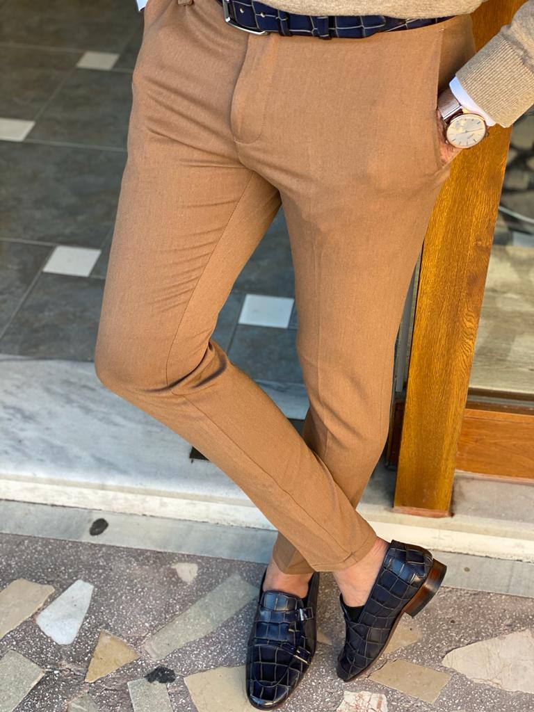 Empire Camel Slim Fit Pants for Every Occasion