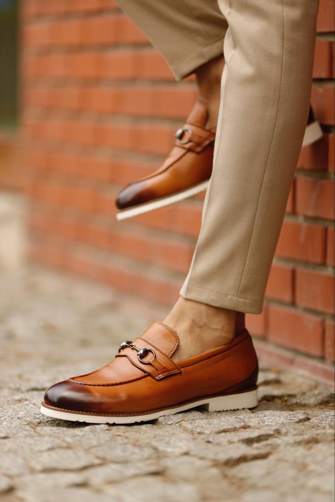 Empire Tan Bit Loafers - Elegant Leather Shoes for Every Occasion