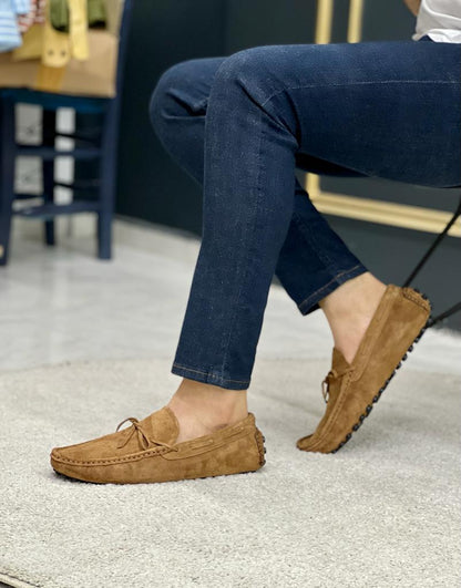 Lawson Brown Suede Loafers - Elegant Comfort for Every Occasion
