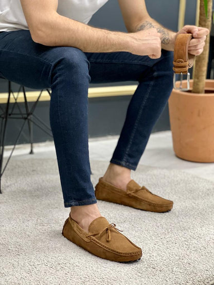 Lawson Brown Suede Loafers - Elegant Comfort for Every Occasion