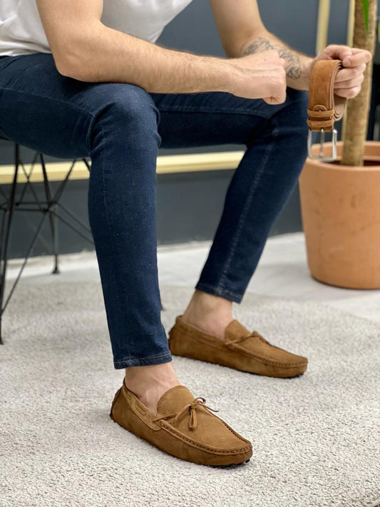 Lawson Brown Suede Loafers - Elegant Comfort for Every Occasion