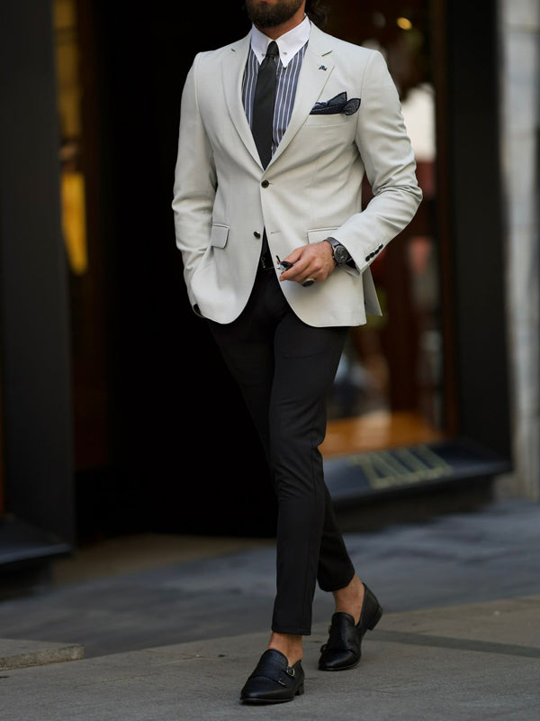 Lawson Gray Slim Fit Blazer - Versatile Smart Jacket for Any Occasion