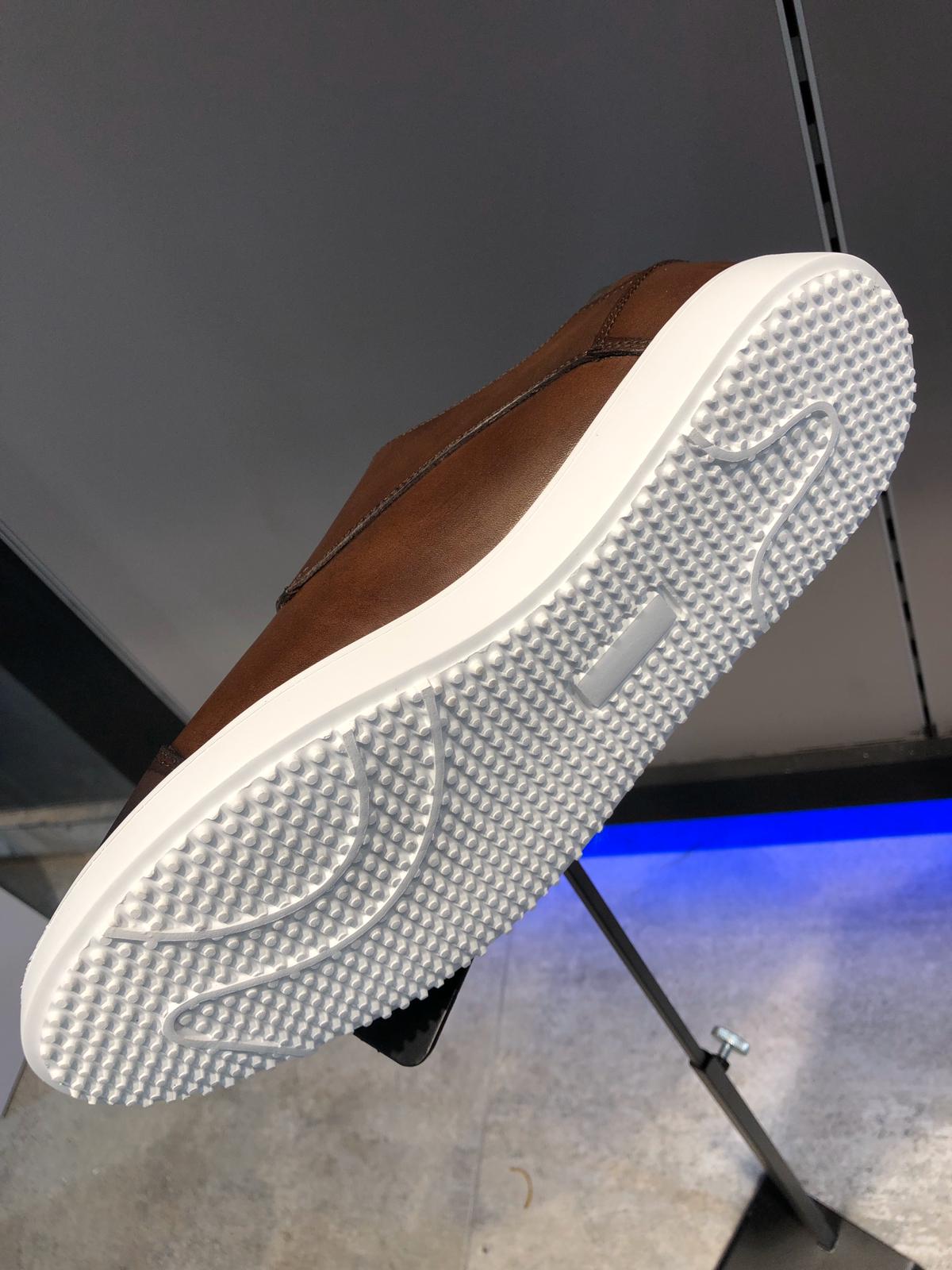 Odessa Brown Monk Strap Cap Toe Shoes