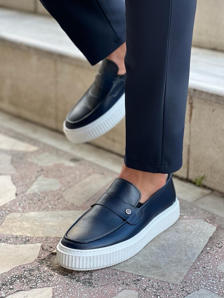 Tampa Navy Blue Rock Shoes: Elevate Your Style