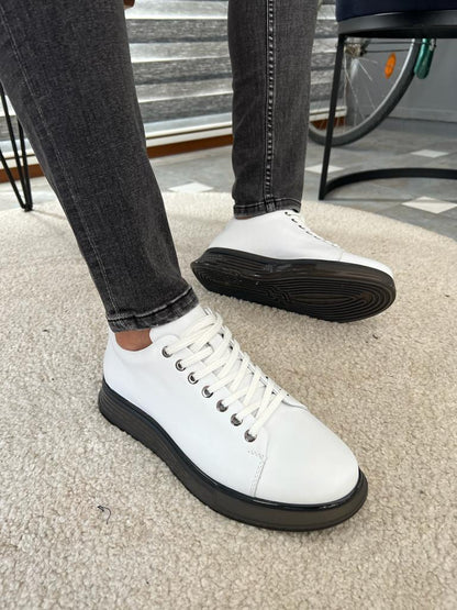Tampa White High Top Sneakers - Elevate Your Style