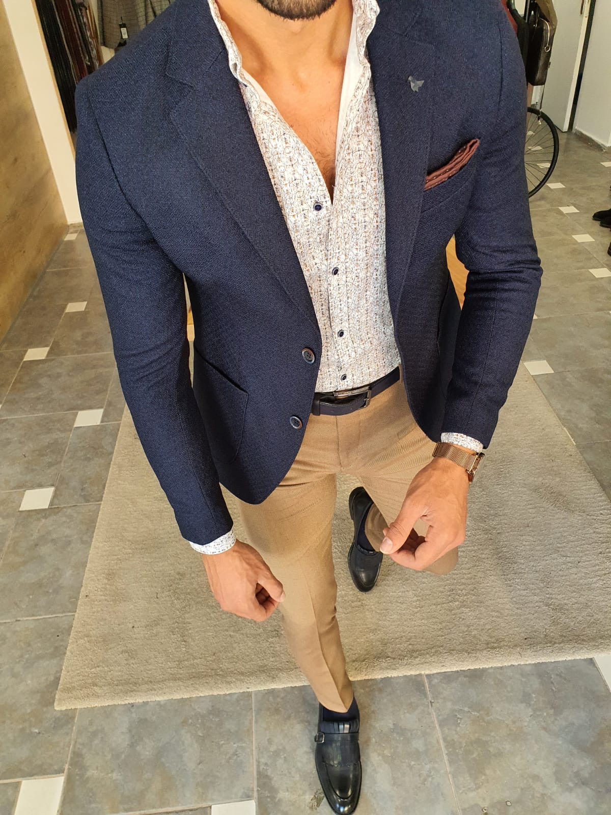 Torino Navy Blue Slim Fit Blazer: The Ultimate Versatile Jacket