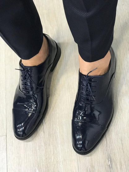 Ferrar Shine Navy Loafer - Elegant Leather Shoes for Any Occasion