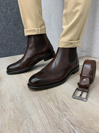 Napoli Leather Boots - Elegant Versatility for Every Occasion