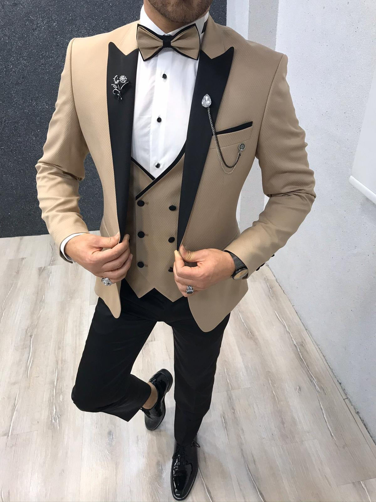 Royal Gold Slim Fit Tuxedo