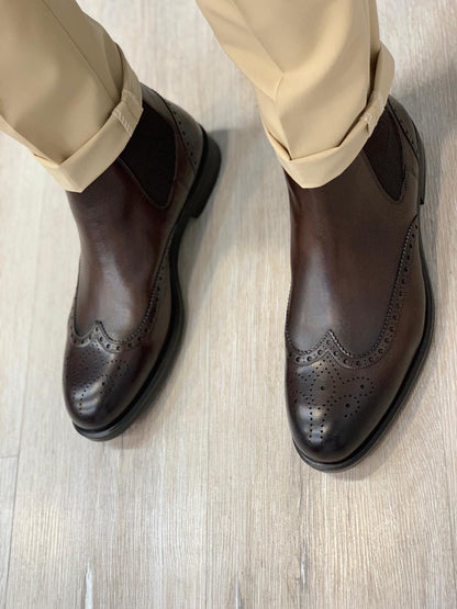 Napoli Leather Boots - Elegant Versatility for Every Occasion