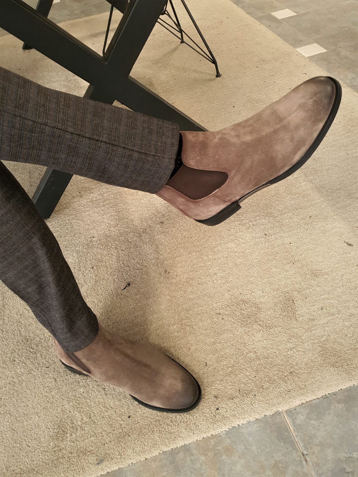 Torino Mink Suede Chelsea Boots - Timeless Elegance and Comfort