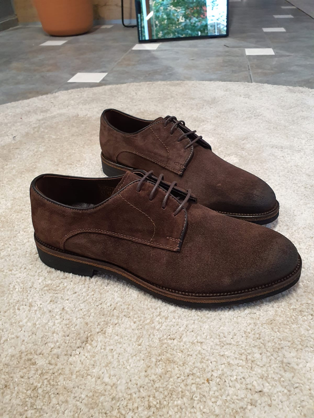 Stefano Brown Suede Derbys: Sophisticated Footwear for Every Occasion