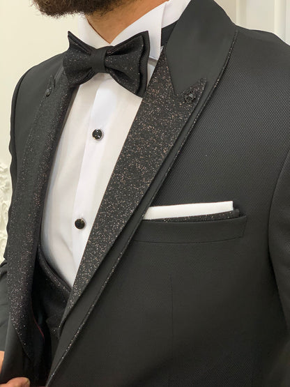 Bethesda Black Shawl Lapel Tuxedo: Timeless Elegance for Formal Occasions