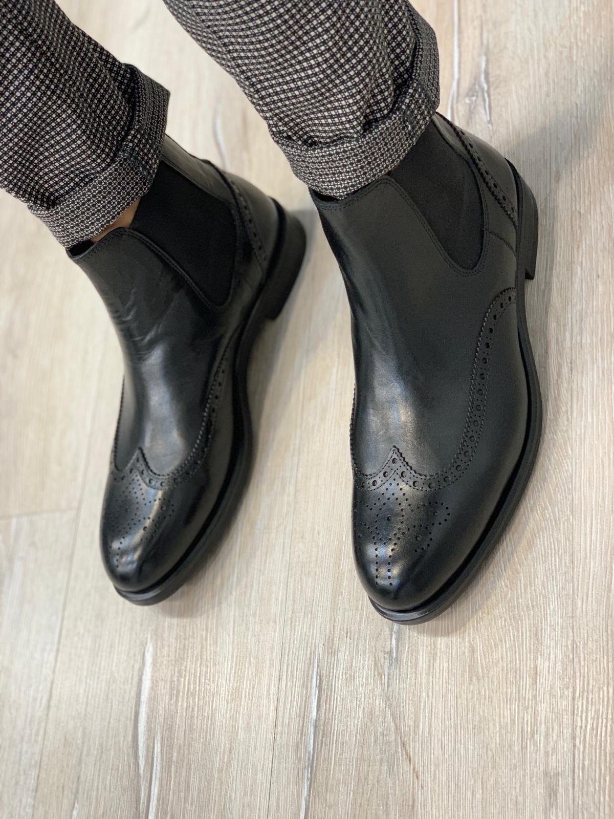 Napoli Leather Boots - Elegant Versatility for Every Occasion