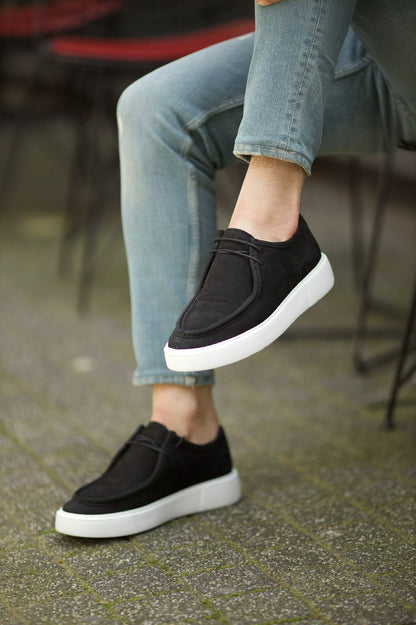 Vince Eva Sole Lace Detail Casual Black Sneakers