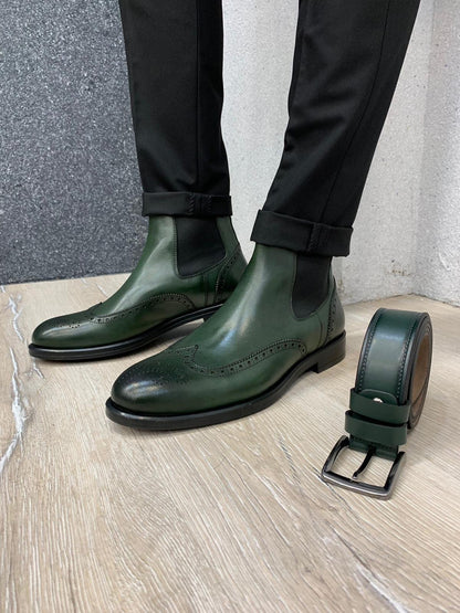 Napoli Leather Boots - Elegant Versatility for Every Occasion