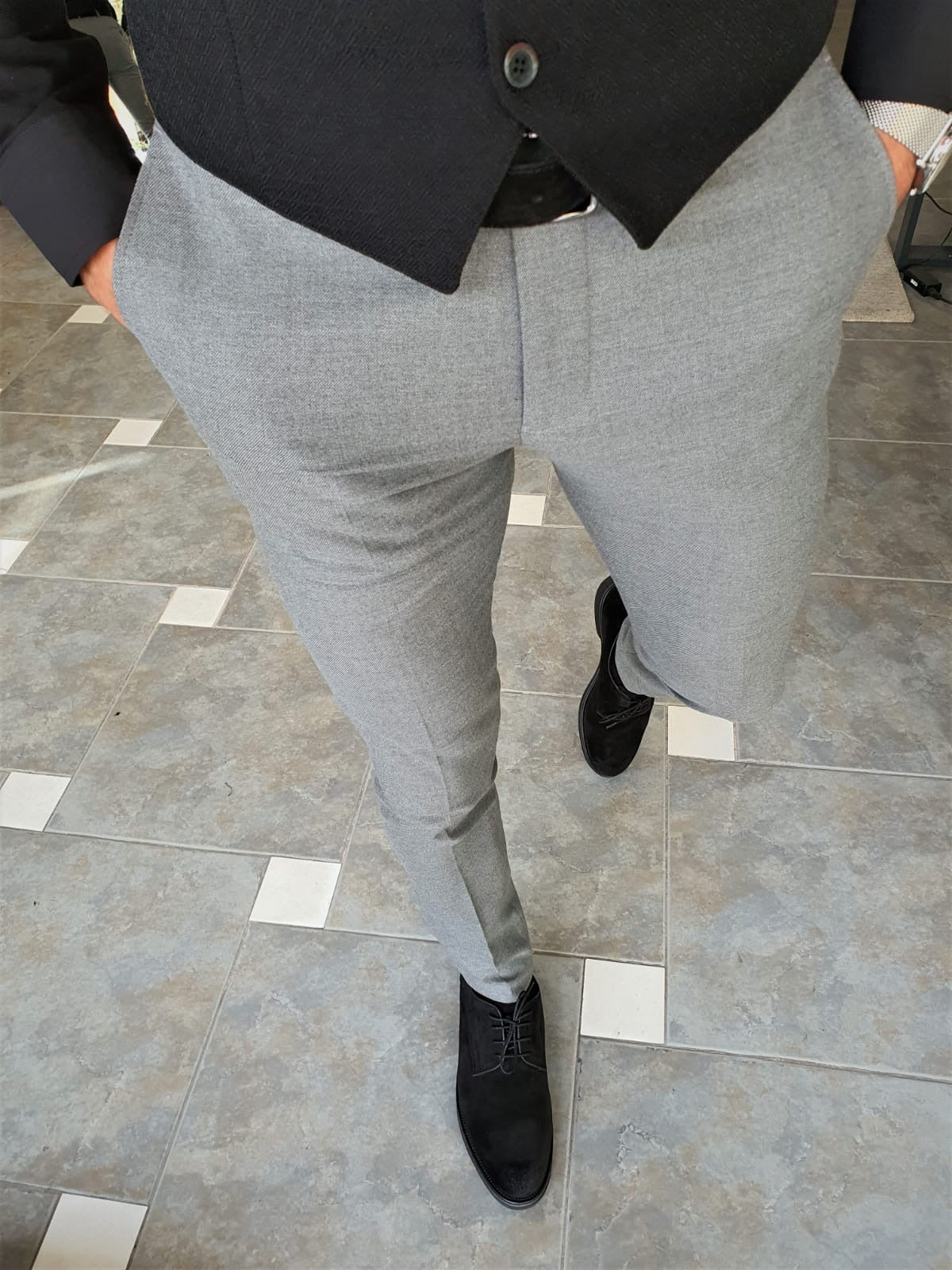 Henderson Gray Slim Fit Pants