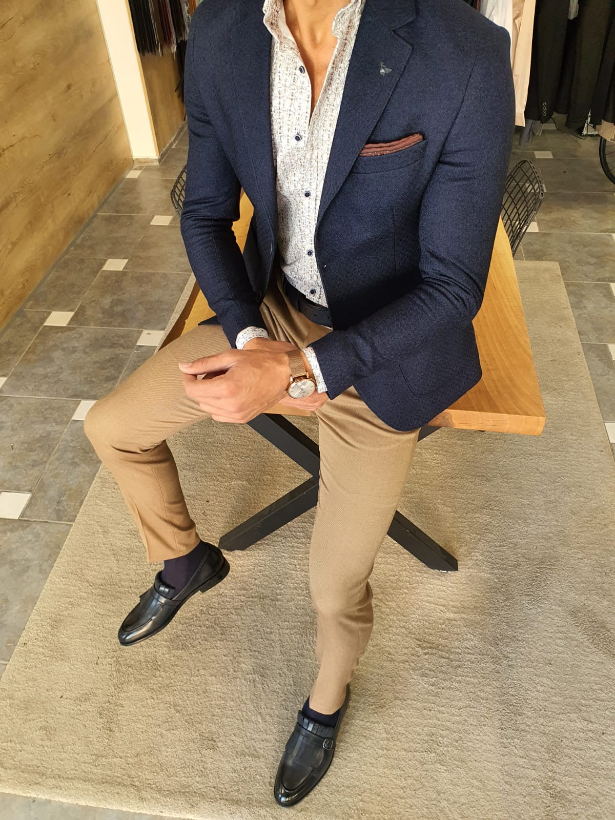 Torino Navy Blue Slim Fit Blazer: The Ultimate Versatile Jacket