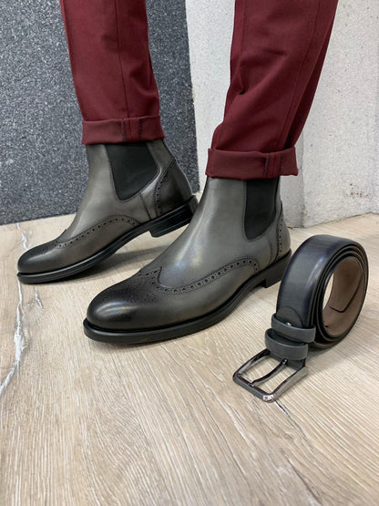 Napoli Leather Boots - Elegant Versatility for Every Occasion