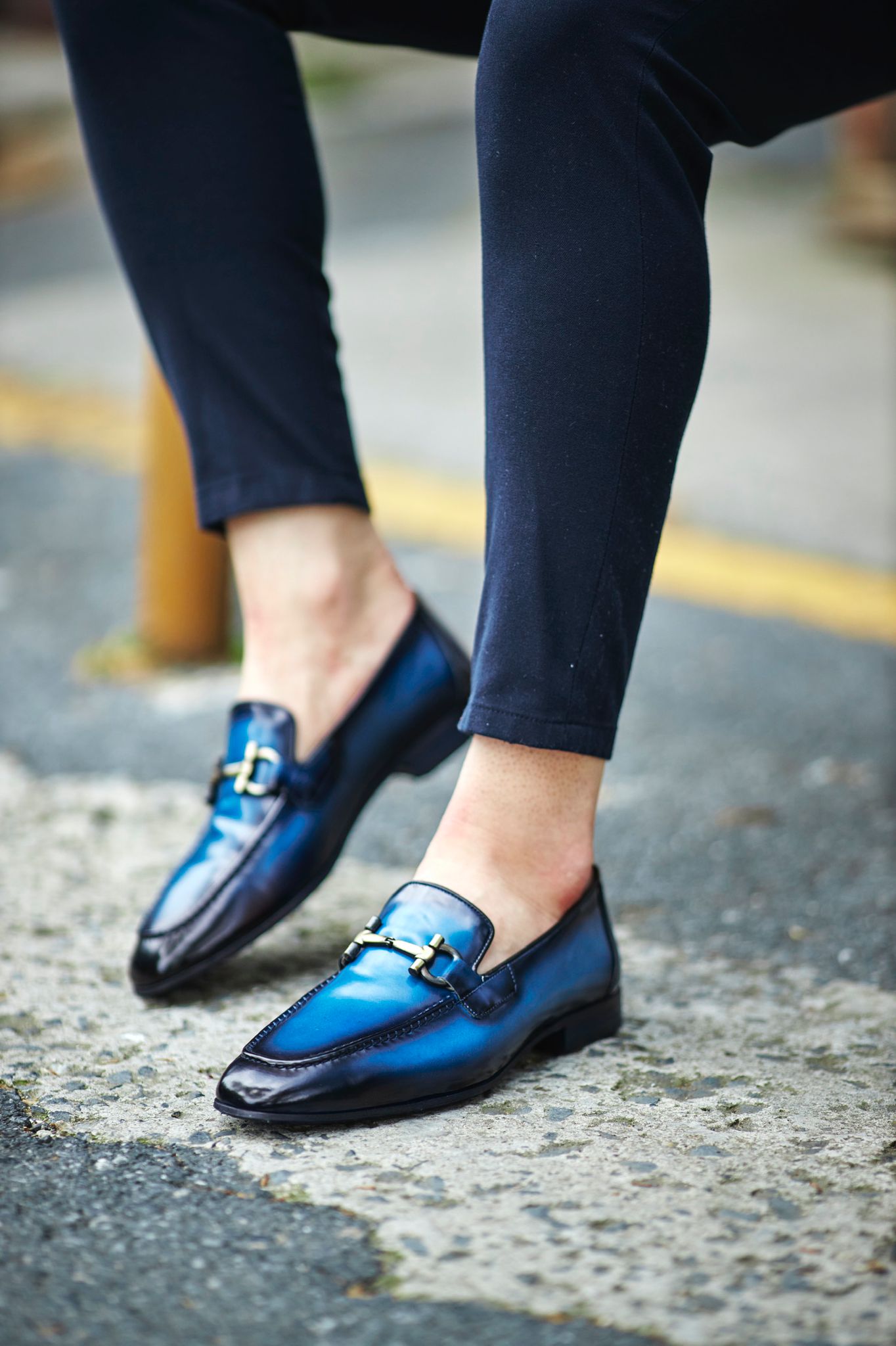 Louis Blue Special Edition Neolite Buckle Loafer