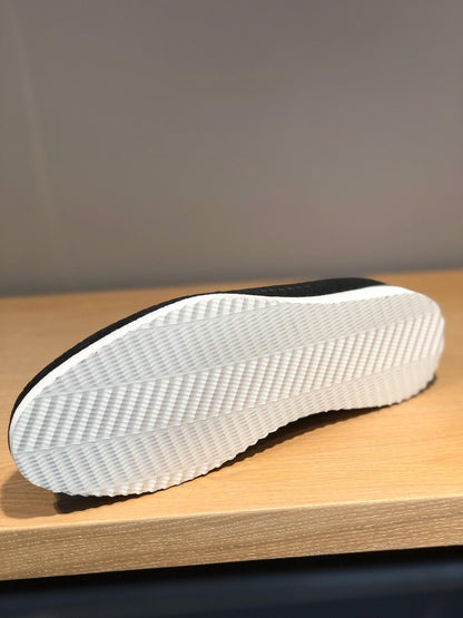 Odessa Black Woven Leather Tassel Loafer