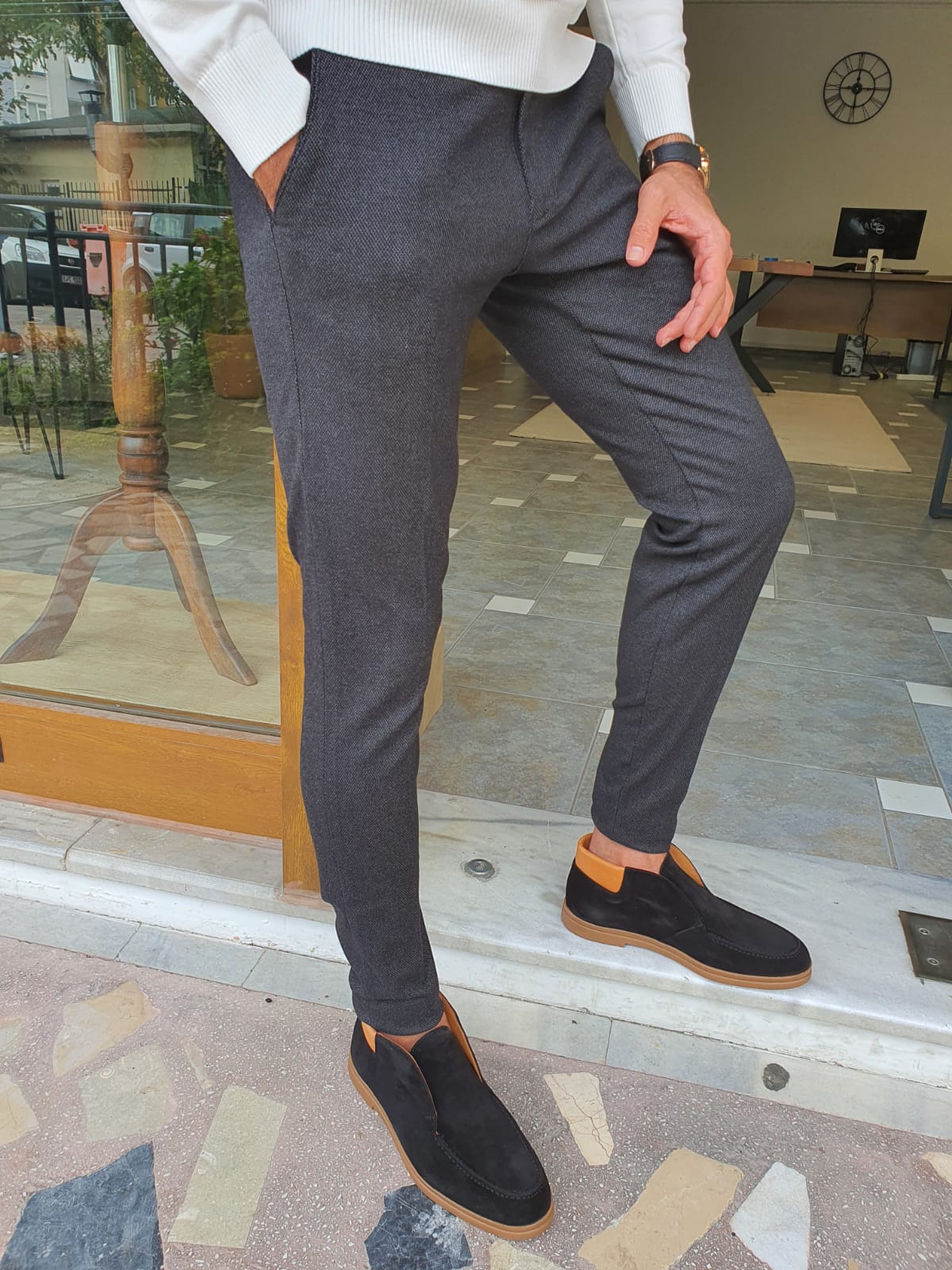 Vince Black Slim Fit Pants