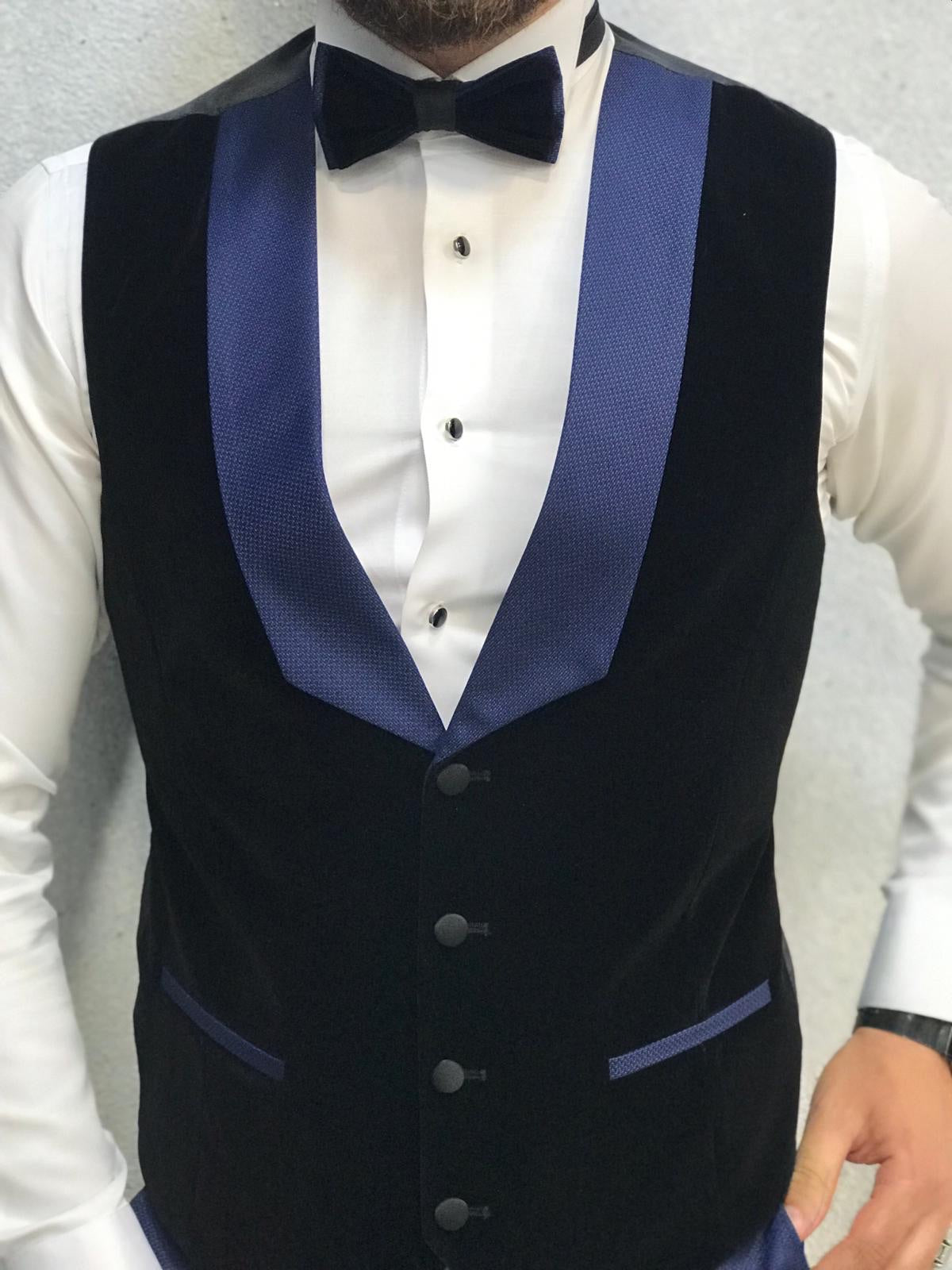 Bergamo Parliament Blue Tuxedo - The Epitome of Elegance