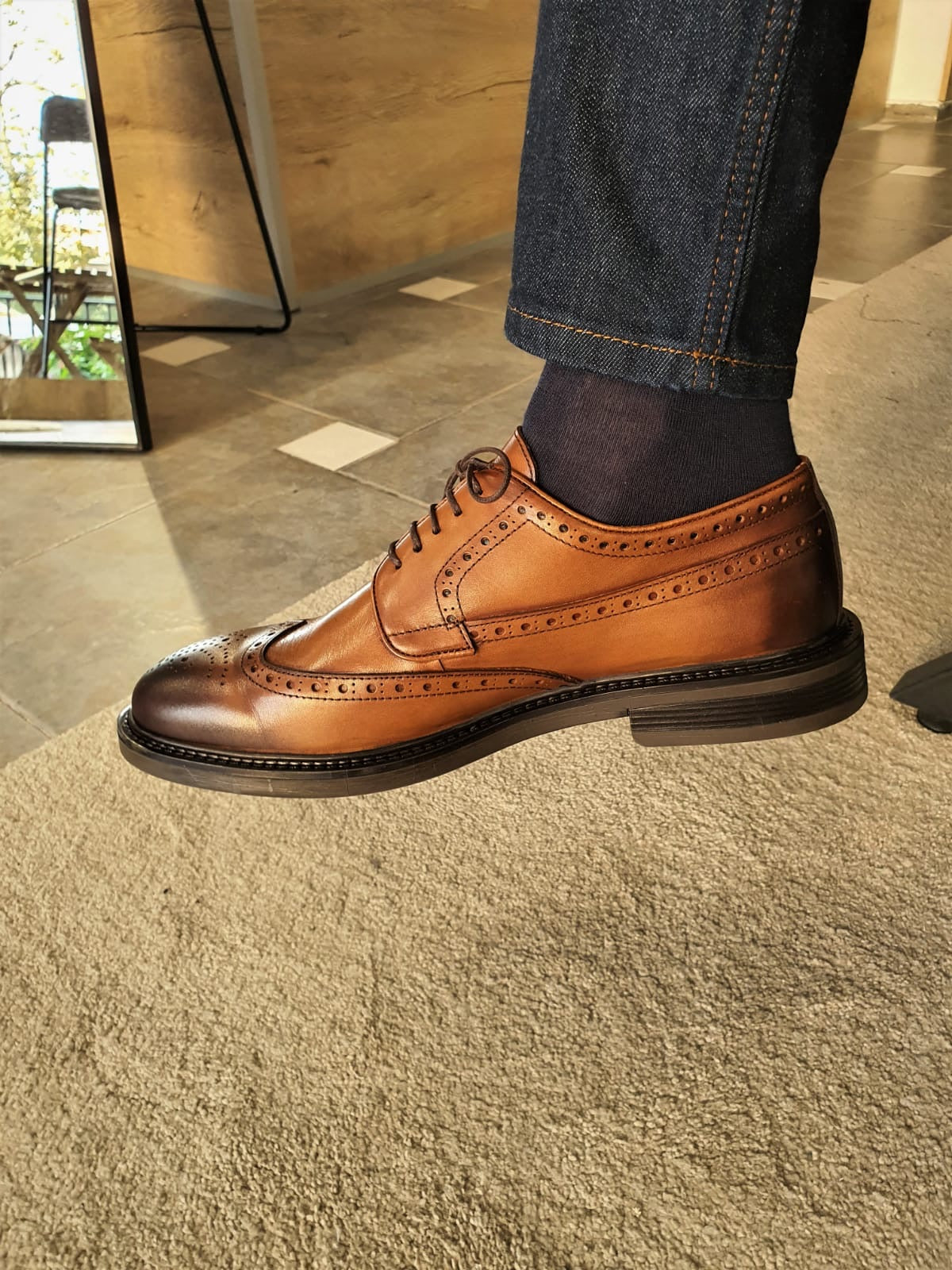 Torino Tan Wingtip Oxfords: Unmatched Elegance for Any Occasion