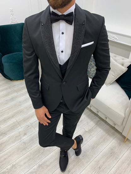 Bethesda Black Shawl Lapel Tuxedo: Timeless Elegance for Formal Occasions