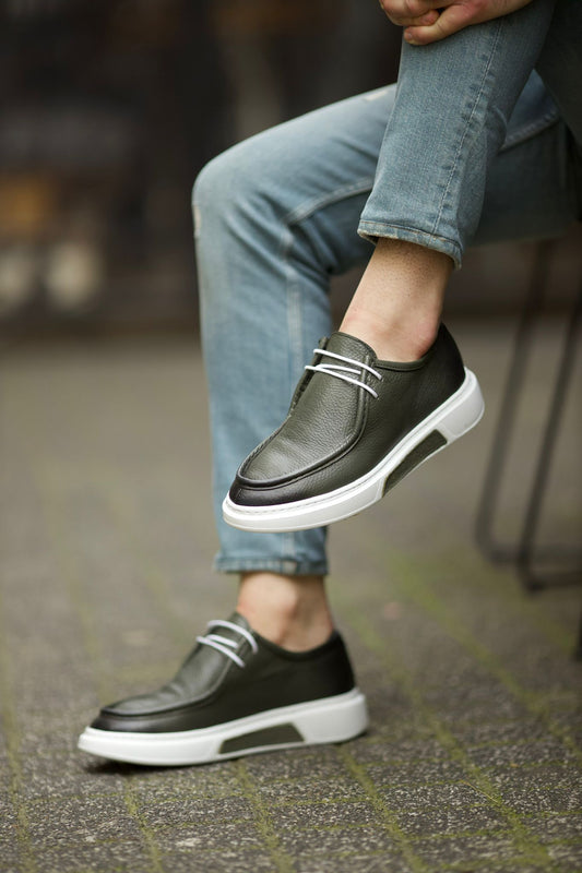 Vince Eva Pool Sole Green Shoes - Elegant Leather Footwear for All Occasions