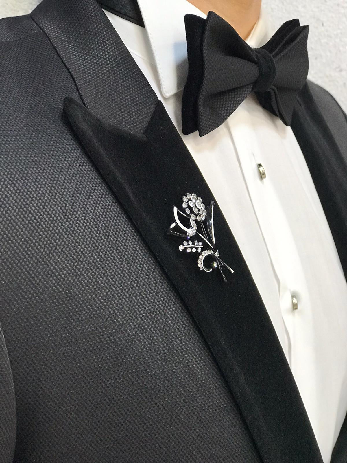 Ventura Black Slim Fit Tuxedo – Timeless Elegance for Formal Occasions