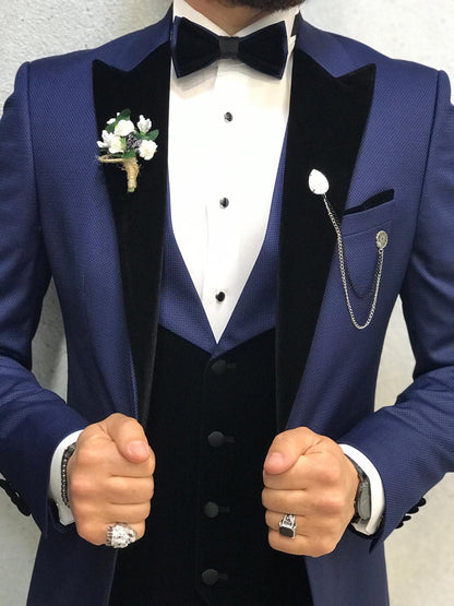 Bergamo Parliament Blue Tuxedo - The Epitome of Elegance