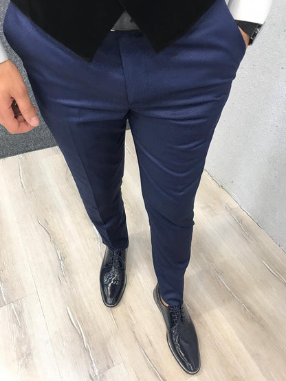 Bergamo Parliament Blue Tuxedo - The Epitome of Elegance