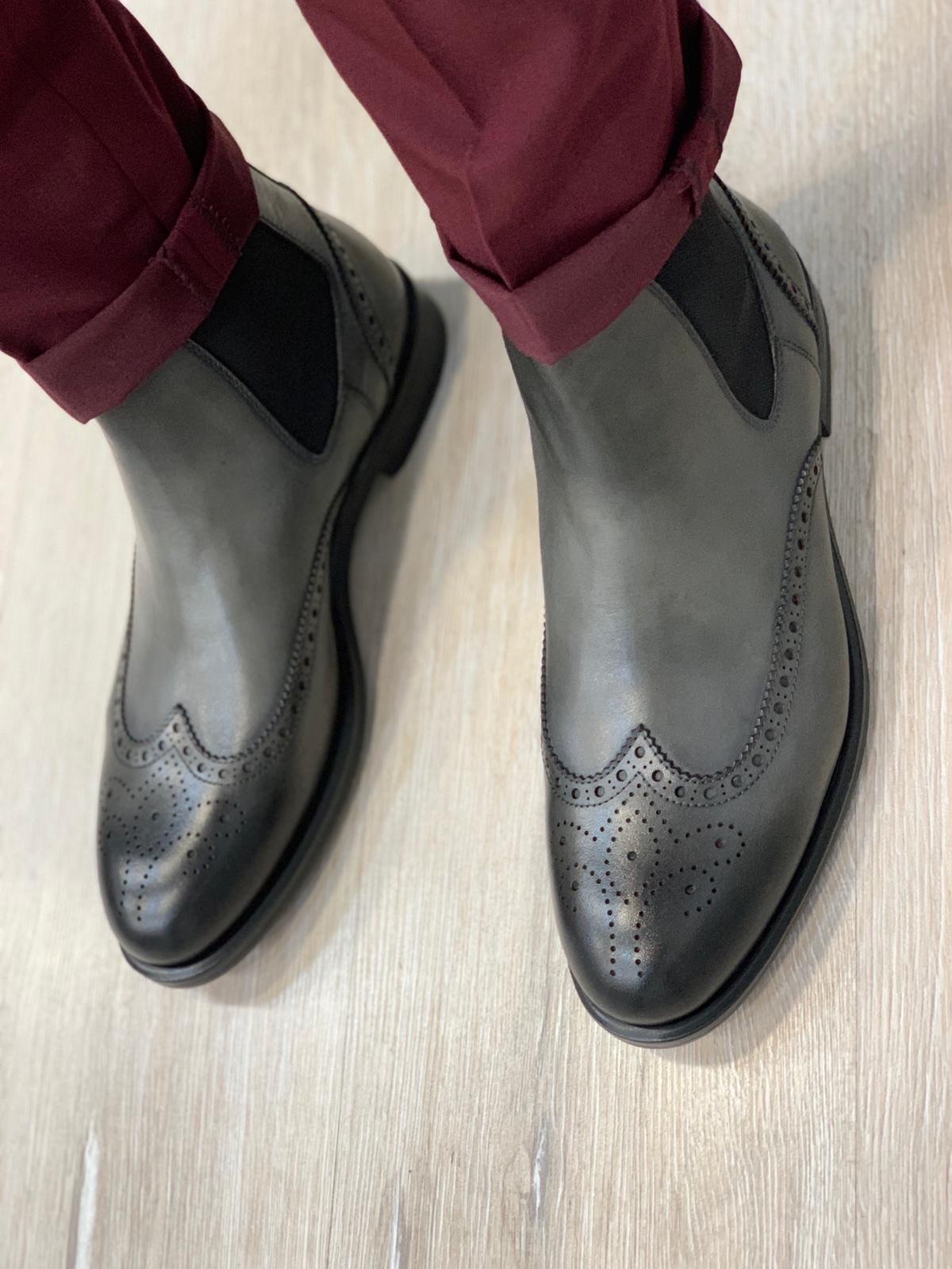 Napoli Leather Boots - Elegant Versatility for Every Occasion