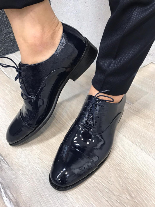 Ferrar Shine Navy Loafer - Elegant Leather Shoes for Any Occasion