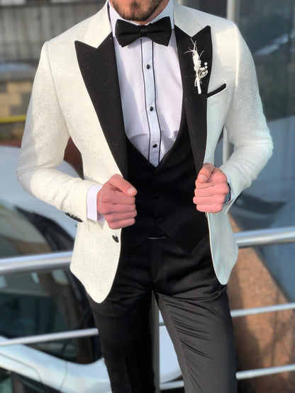 Bernard White Slim Fit Tuxedo