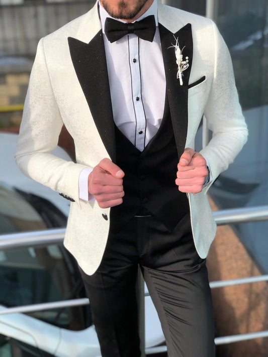 Bernard White Slim Fit Tuxedo